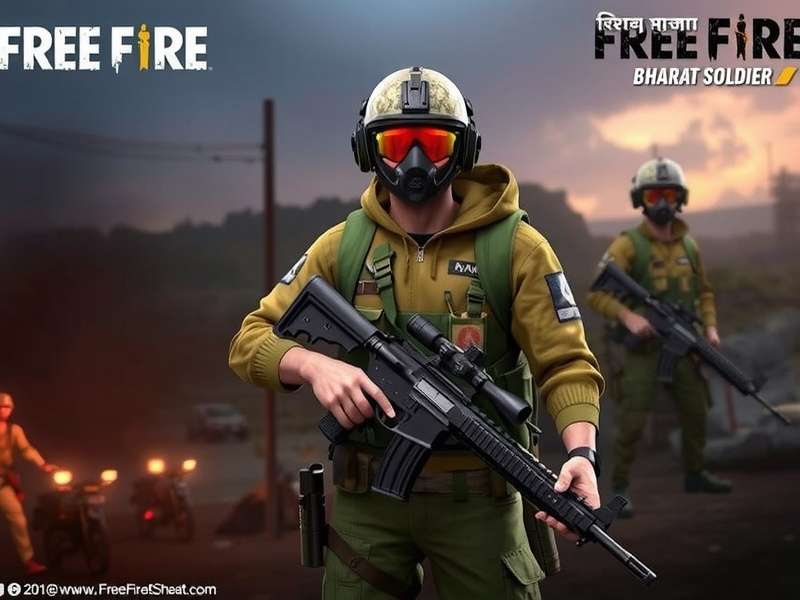 Free Fire Bharat Soldier gameplay screenshot