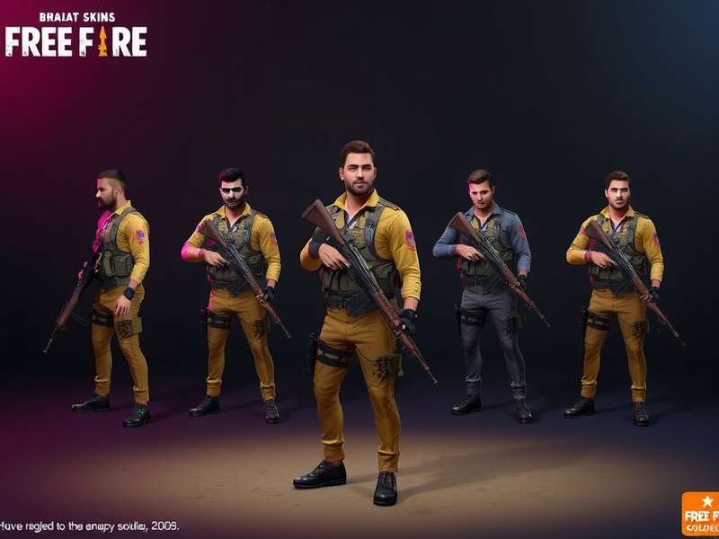 Free Fire Bharat Soldier Indian character skins